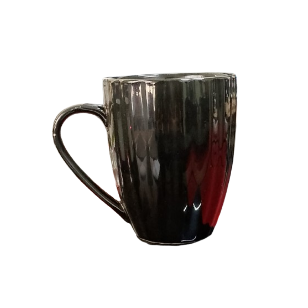 CERAMIC TEA MUG BLACK