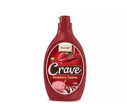 YOUNGS CRAVE STRAWBERRY TOPPING 300GM