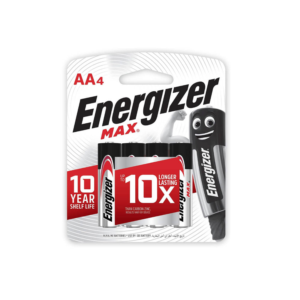 ENERGIZER MAX AA BATTERIES X8-PCS