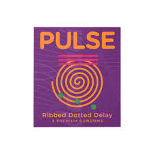 PULSE RIBBED DOTTED DELAY CONDOM 3PCS