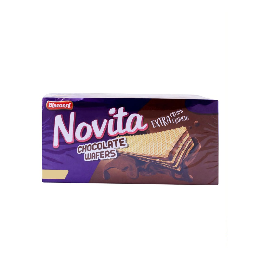 BISCONNI NOVITA CHOCOLATE WAFERS 24GM 15PCS BOX