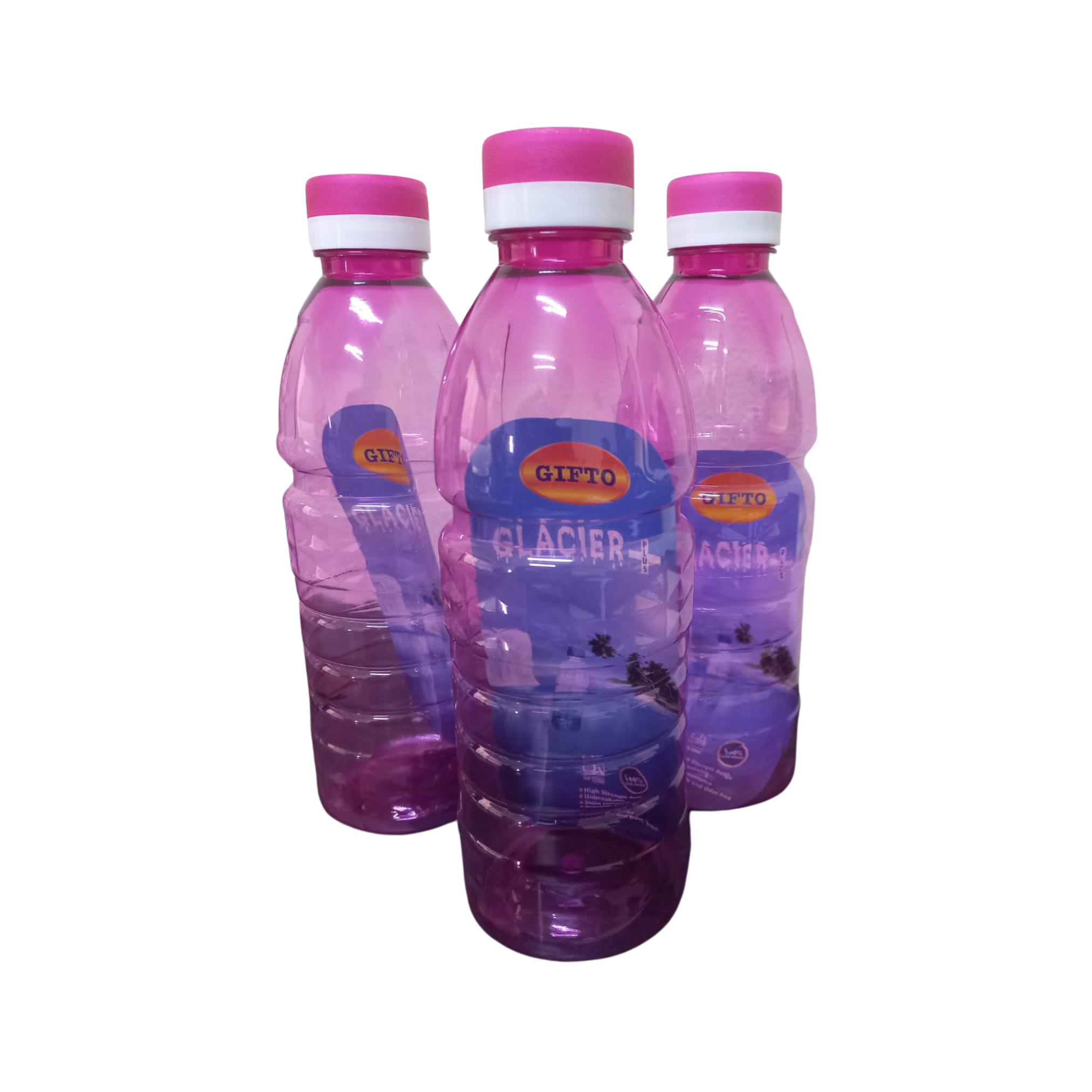 WATER BOTTLE 1LTR 3PCS SET