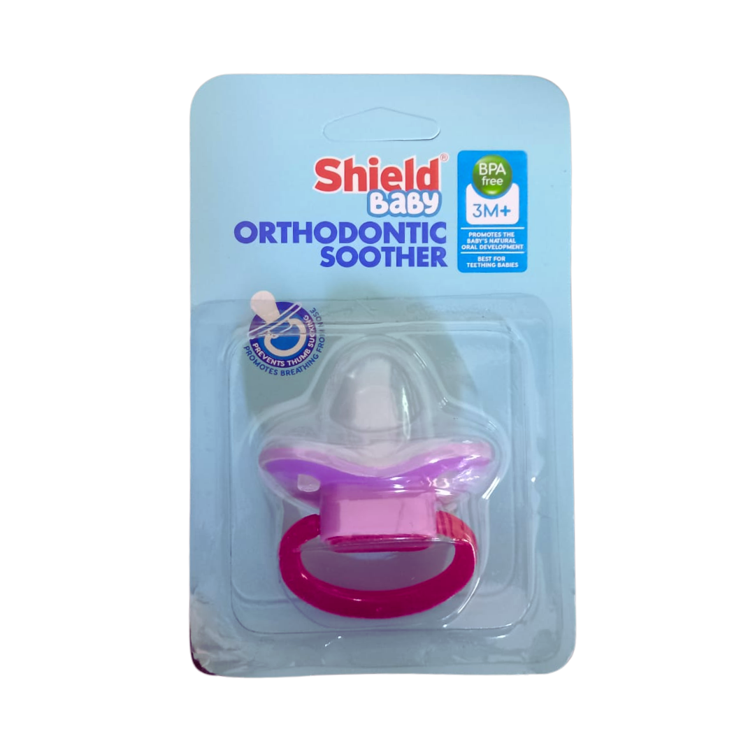 SHIELD BABY ORTHODONTIC SOOTHER BPA FREE 3M+