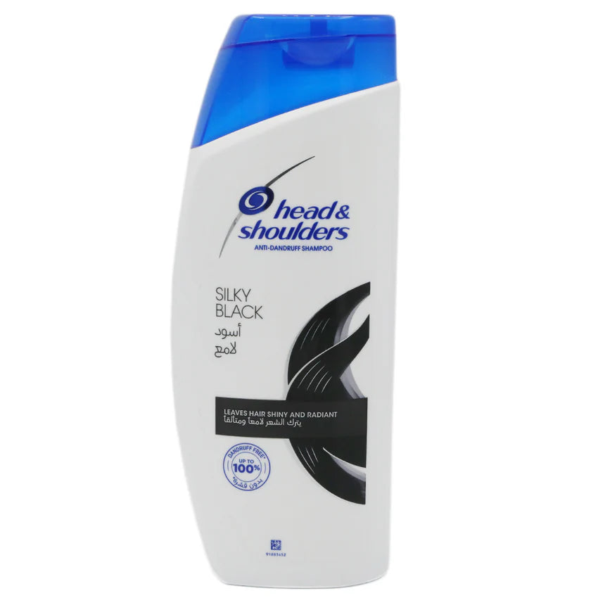 HEAD & SHOULDERS SILKY BLACK SHAMPOO 650ML