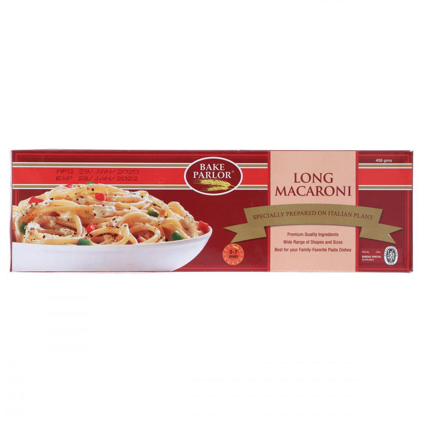 BAKE PARLOR LONG MACARONI 450GM