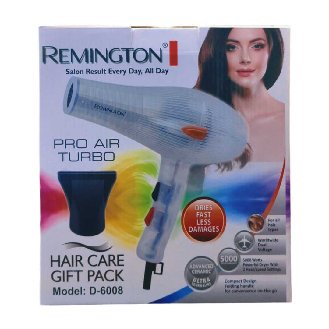 REMINGTON HAIR DRYER PRO AIR TURBO HAIR CARE GIFT PACK D-6008