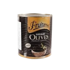 FRUITAMINS SLICED BLACK OLIVES 3KG