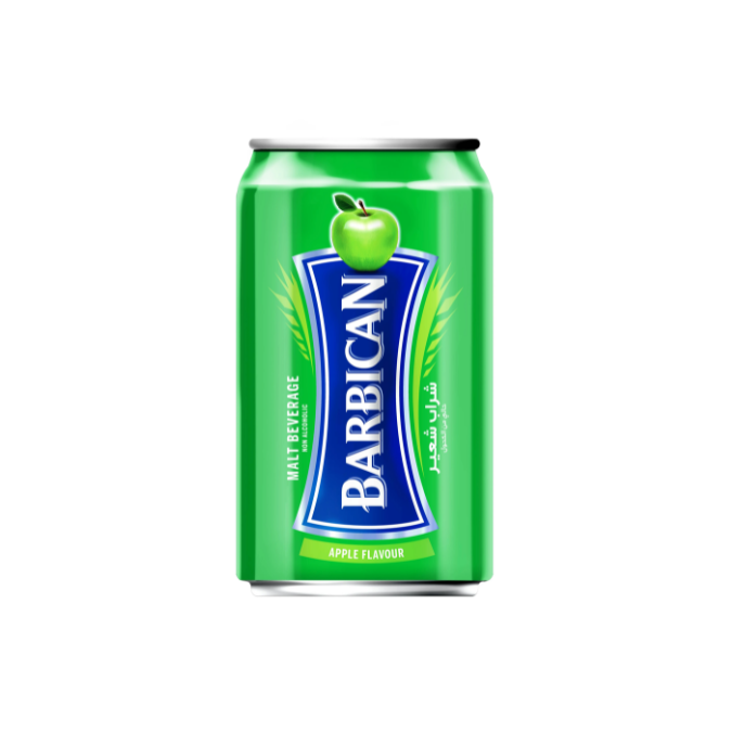 BARBICAN MALT APPLE FLAVOUR CAN 330ML