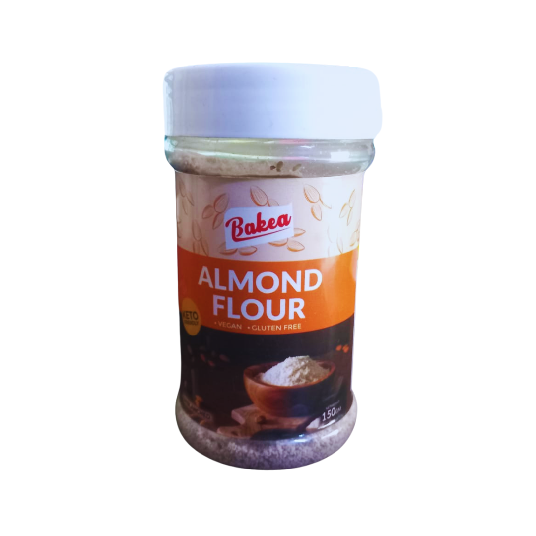 BAKEA ALMOND FLOUR JAR 150GM