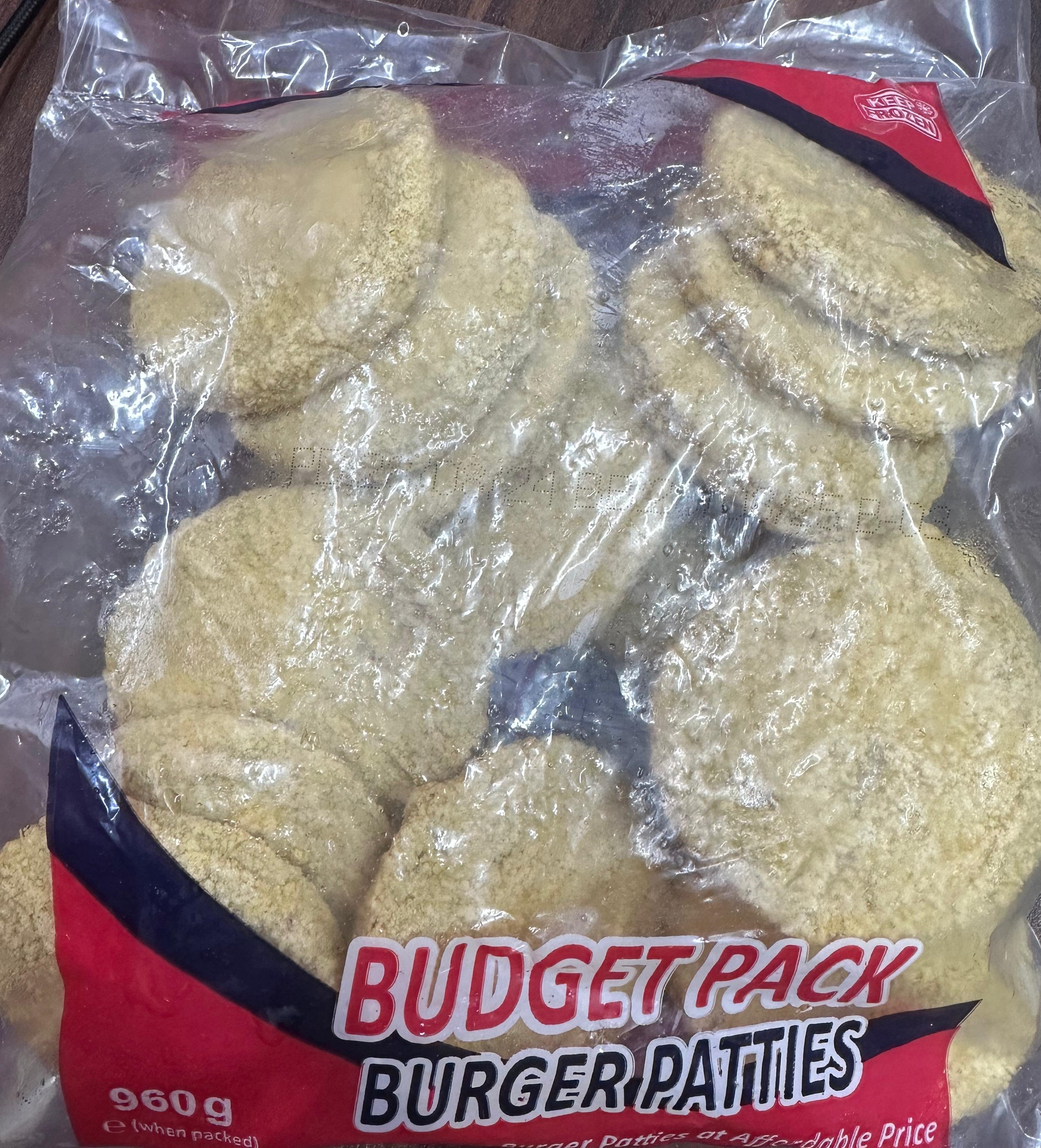 BIG BIRD BUDGET PACK BURGER PATTIES 960G