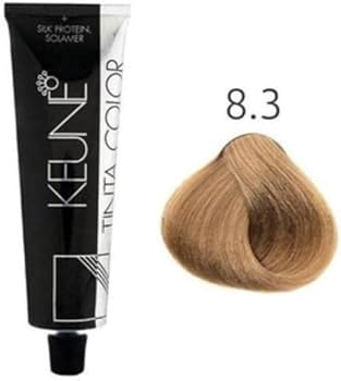 KEUNE TINTA HAIR COLOR LIGHT GOLDEN BLONDE 8.3, 60ML