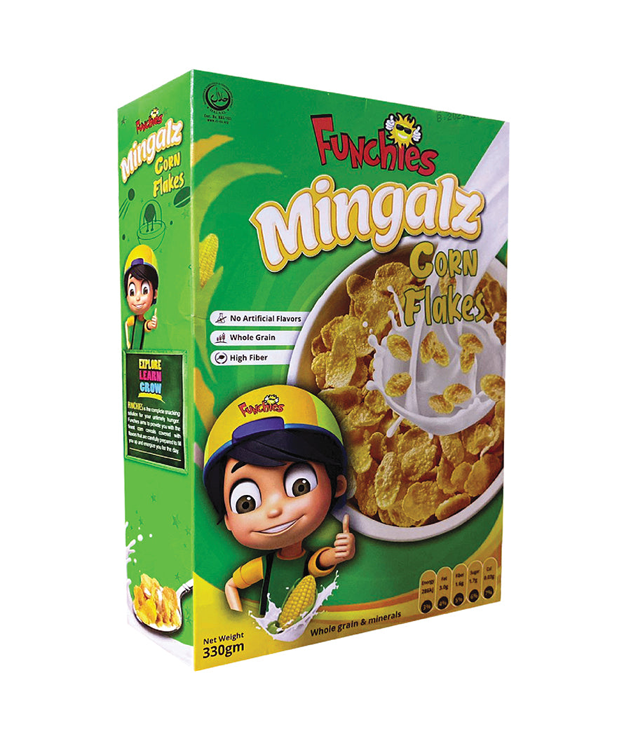 FUNCHES MINGALZ CORN FLAKES 330GM