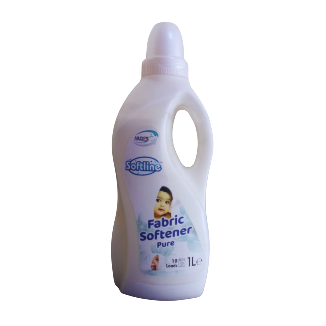 SOFTLINE FABRIC SOFTENER PURE 1LTR BOTTLE