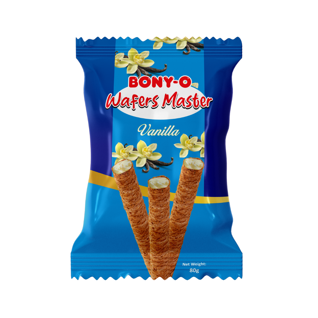 BONY-O WAFERS MASTER VANILLA 80GM