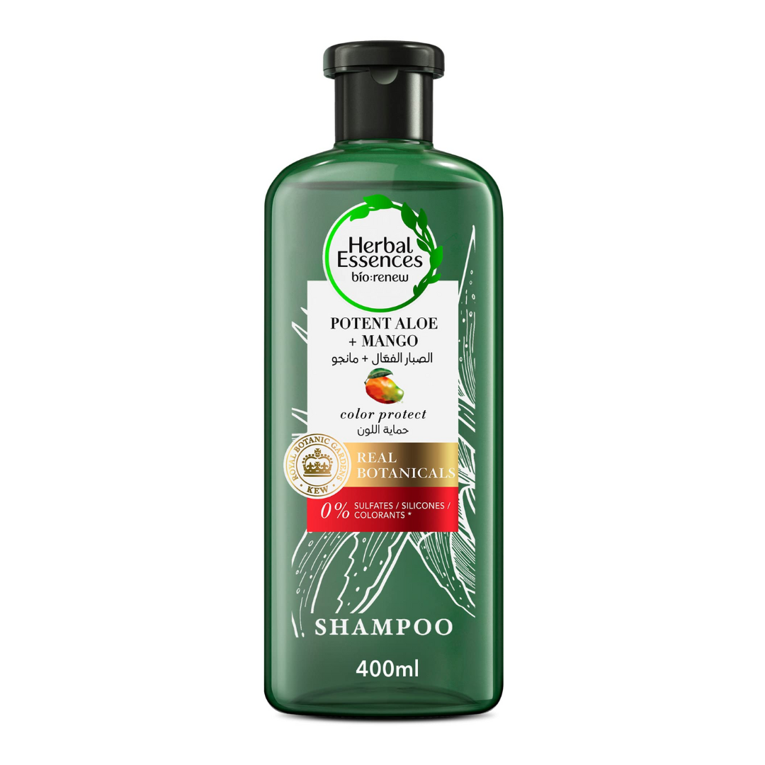 HERBAL ESSENCES SHAMPOO POTENT ALOE + MANGO 400ML