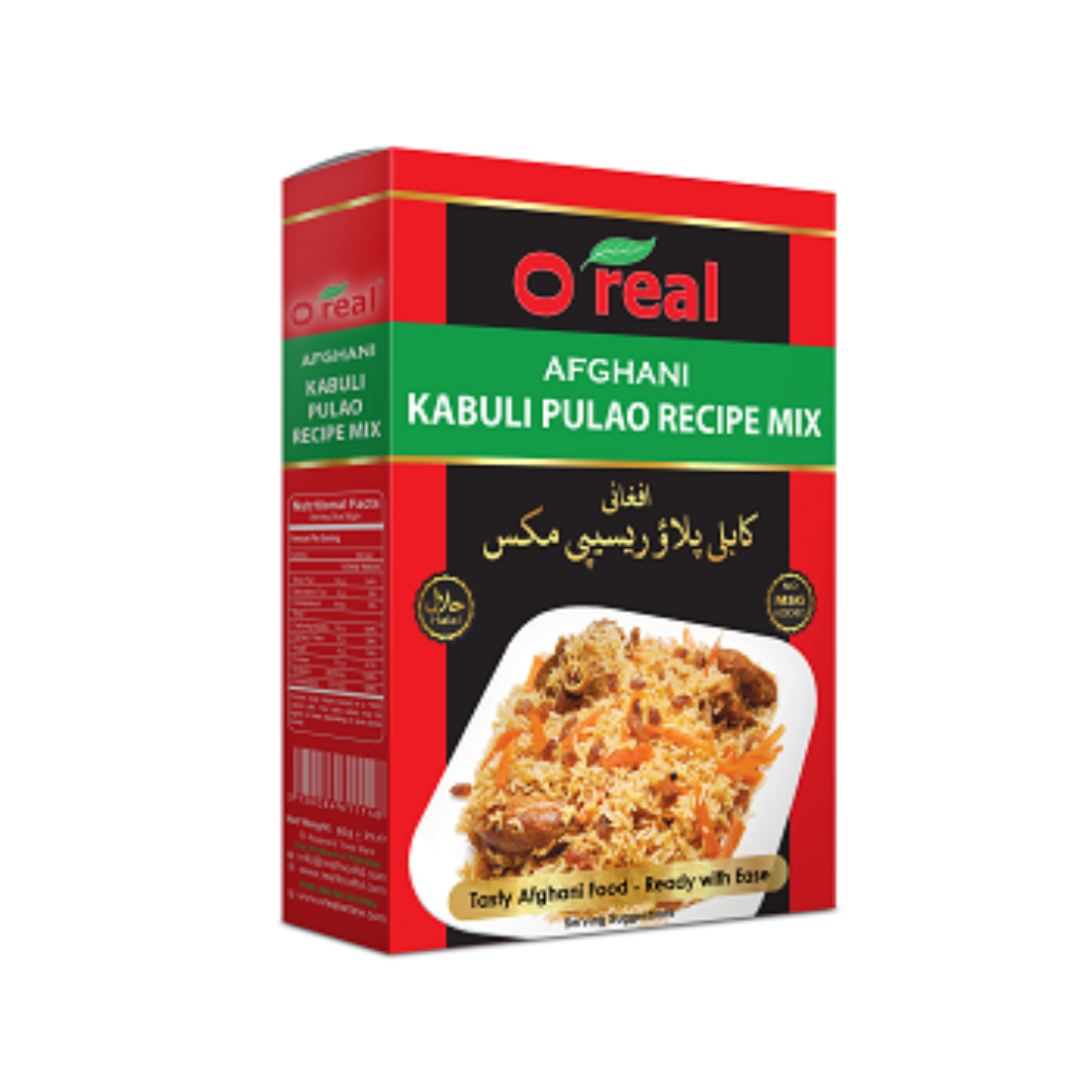 O REAL AFGHANI KABULI PULAO RECIPE MIX 50GM