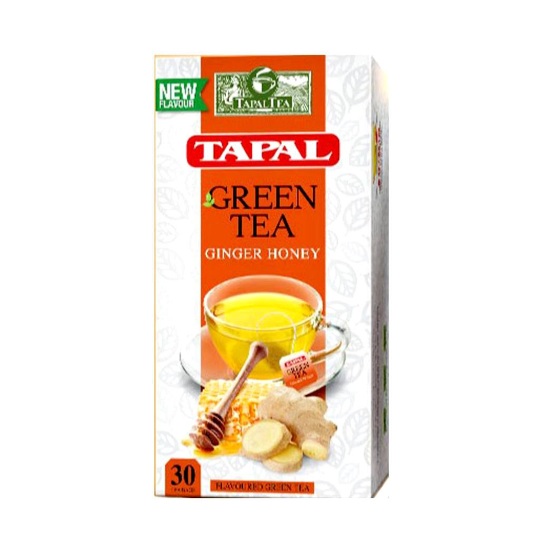 TAPAL GREEN TEA GINGER HONEY 30 TEA BAGS