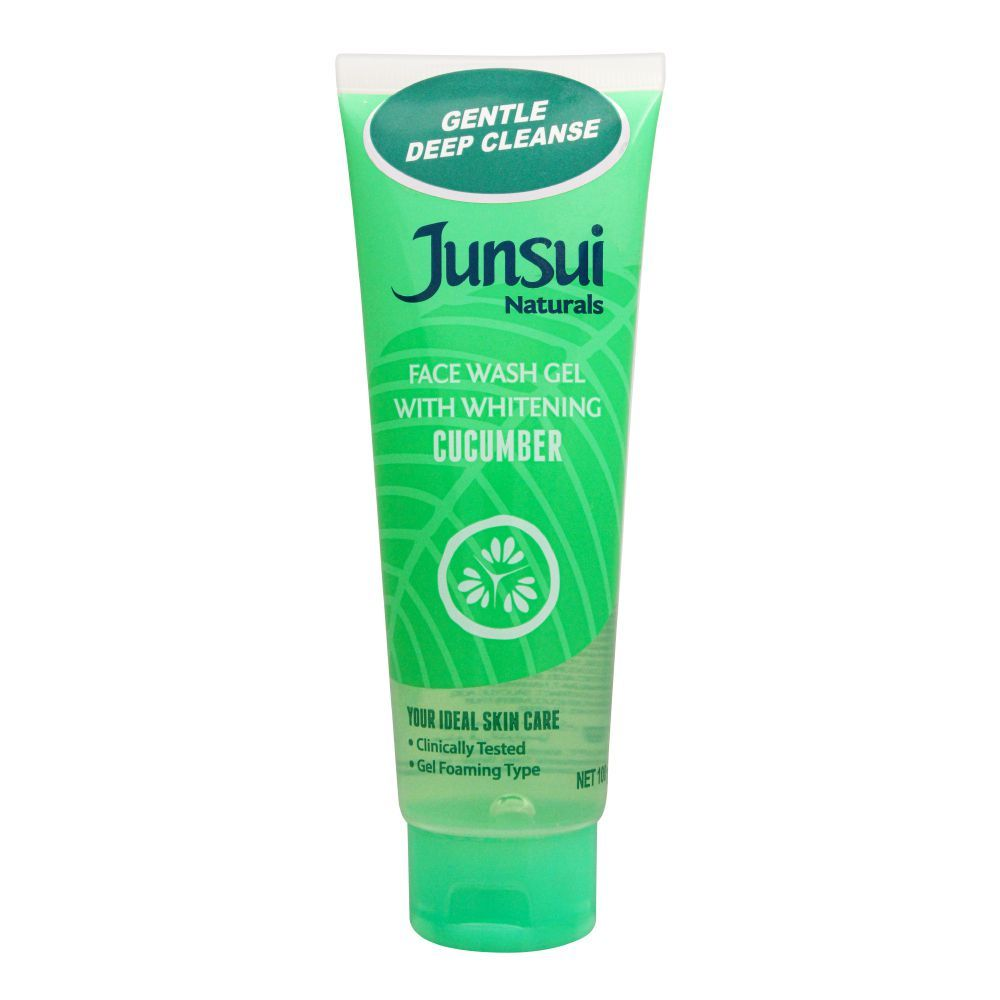 JUNSUI NATURALS FACE WASH GEL WITH WHITENING CUCUMBER 100GM