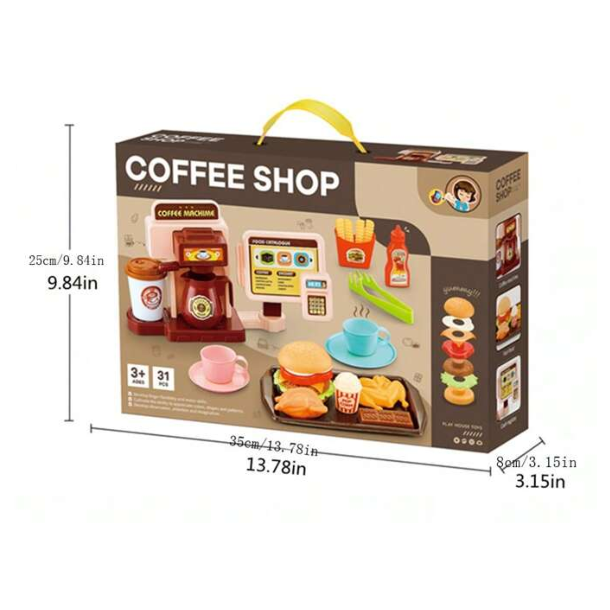 KIDS COFEE SHOP TOY SET 31PCS 1070-4