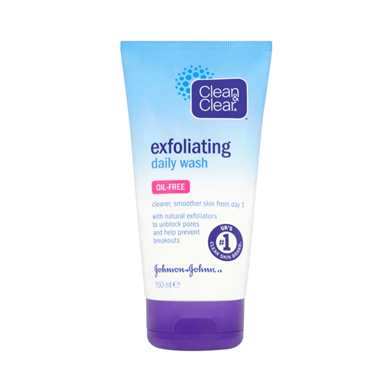 CLEAN & CLEAR EXFOLIATING DAILY WASH OIL FREE 150ML