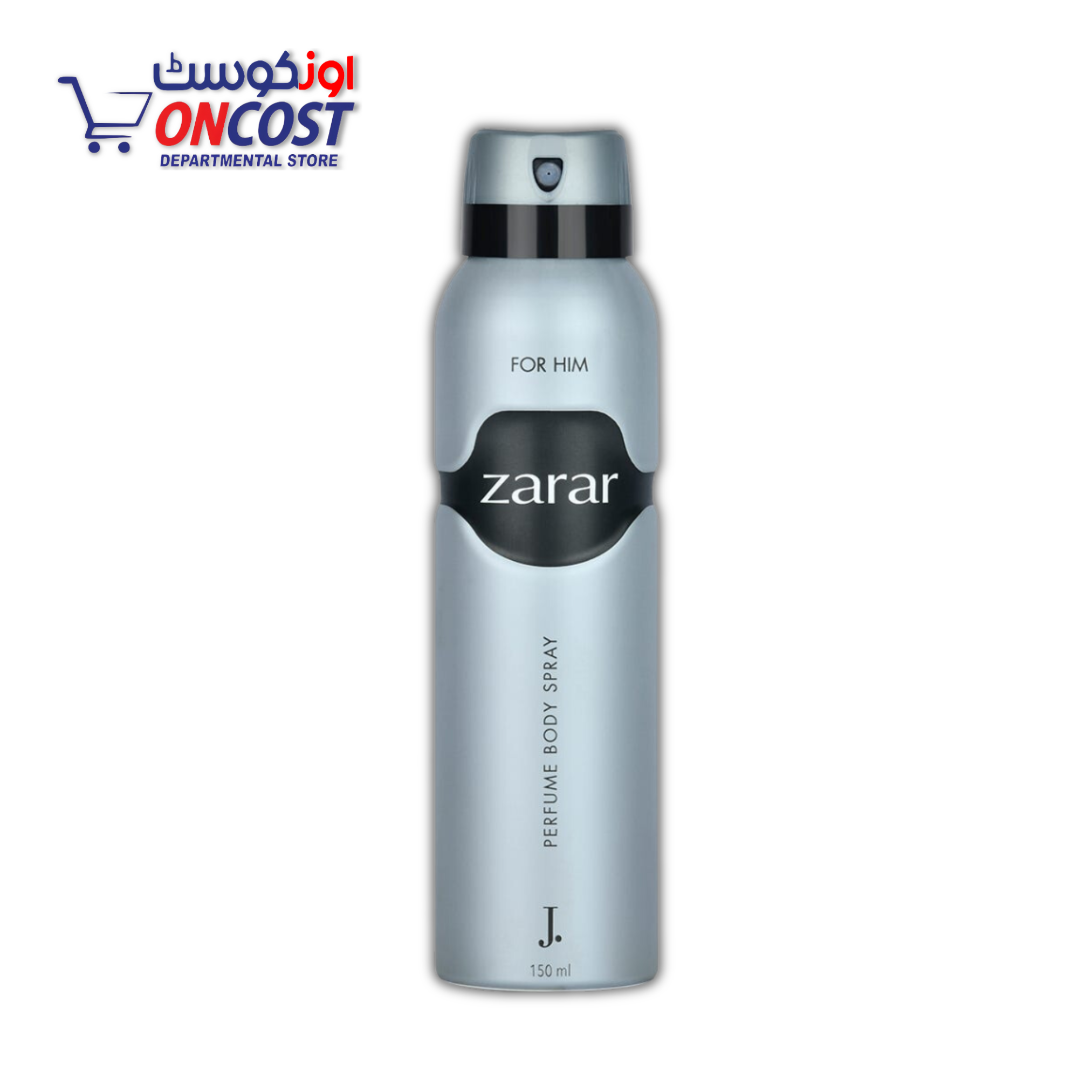 J. BODY SPRAY ZARAR FOR MEN 150ML