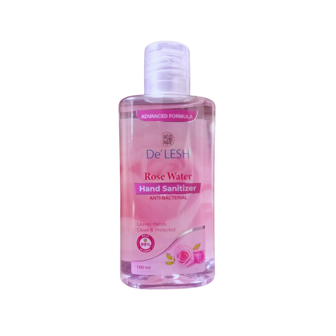 DeLESH ROSE WATER HAND SANITIZER 100ML