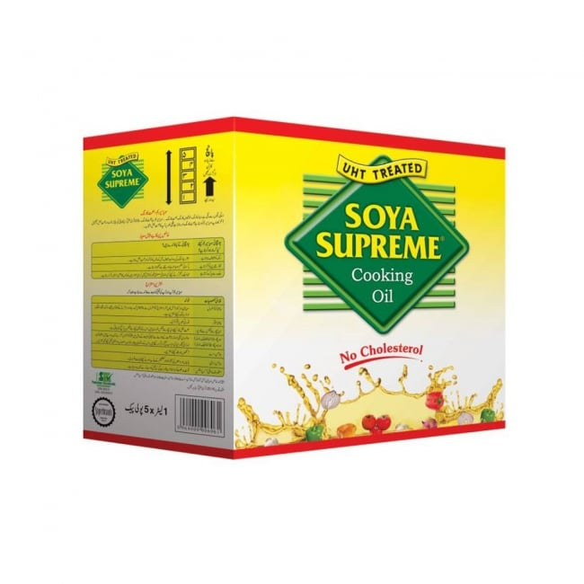 SOYA SUPREME COOKING OIL (1*5) CTN