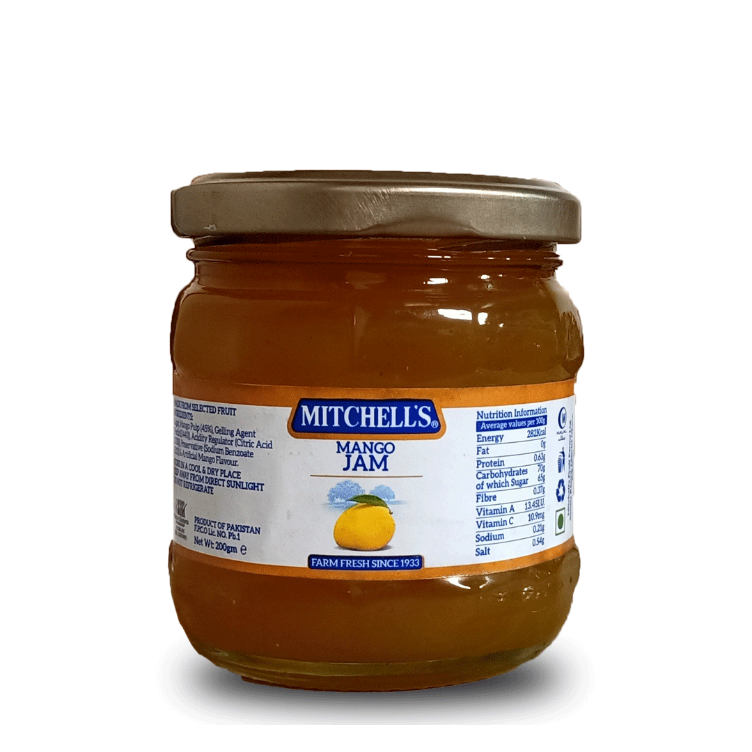 MITCHELLS MANGO JAM 200GM