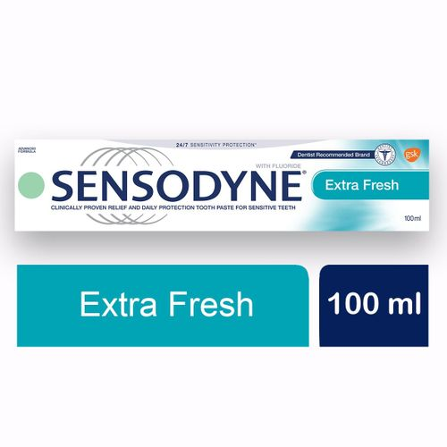 SENSODYNE EXTRA FRESH WITH FLUORIDE TOOTHPASTE 100ML